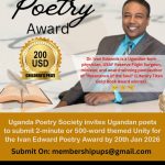 Dr. Ivan Edwards Poetry awards